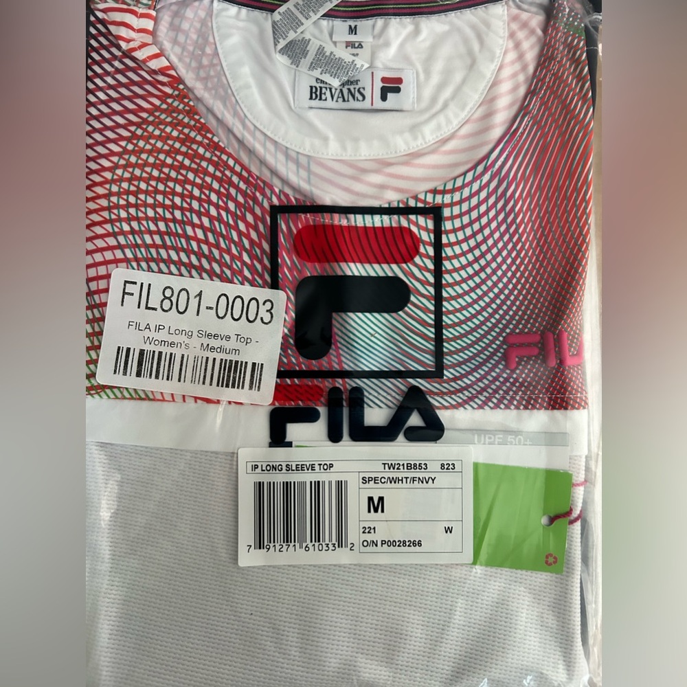 Fila Women’s Long Sleeve Seed Size M 🆕 - Picture 7 of 7